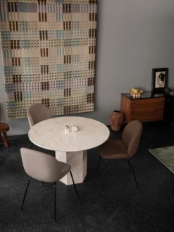 GUBI Beetle chair, fully upholstered, conic matt black,Sunday 034