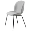 GUBI Beetle chair, fully upholstered, conic matt black, Remix 3 123