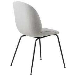 GUBI Beetle chair, fully upholstered, conic matt black, Remix 3 123