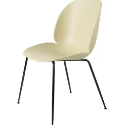 GUBI Beetle chair, matt black - pastel green