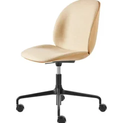GUBI Beetle meeting chair w/ castors, height-adjust., oak - Flair 134