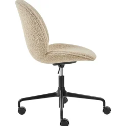 GUBI Beetle meeting chair w/ castors, height-adjust., Karakorum 003