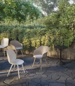 GUBI Beetle Outdoor dining chair, new beige