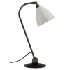 GUBI Bestlite BL2 table lamp, black brass - classic white