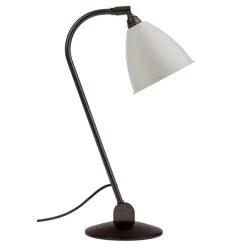 GUBI Bestlite BL2 table lamp, black brass - classic white