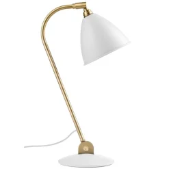 GUBI Bestlite BL2 table lamp, brass - soft white