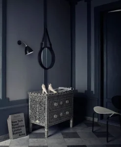 GUBI Bestlite BL7 wall lamp,  brass - black semi matt