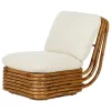 GUBI Bohemian 72 lounge chair, rattan - Chevron FR 002