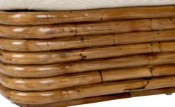 GUBI Bohemian 72 lounge chair, rattan - Chevron FR 002