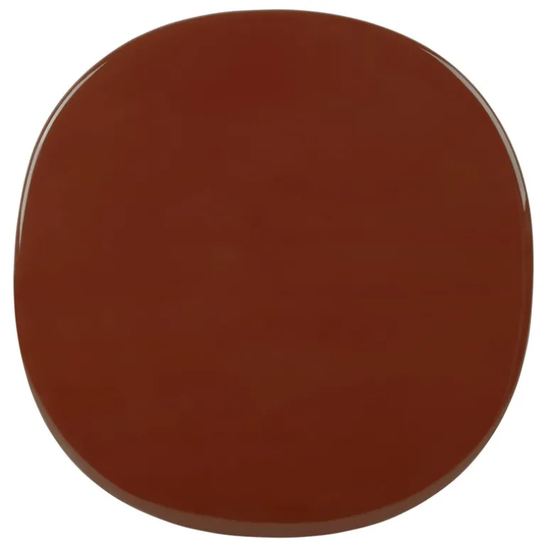 GUBI Carmel coffee table, 60 x 60 cm, black - rock red