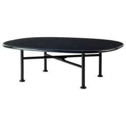 GUBI Carmel coffee table, 87,5 x 70 cm, black - midnight black