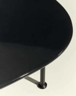 GUBI Carmel coffee table, 87,5 x 70 cm, black - midnight black