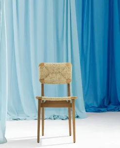 GUBI C-Chair Outdoor, natural - teak