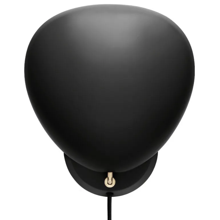 GUBI Cobra wall lamp, black