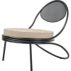 GUBI Copacabana lounge chair, black - Limonta Lorkey 41