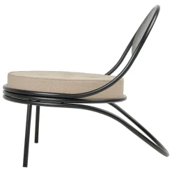 GUBI Copacabana lounge chair, black - Limonta Lorkey 41