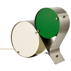 GUBI Coppia table lamp, steel, ivory - clover