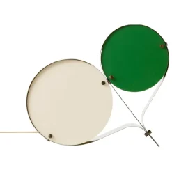 GUBI Coppia table lamp, steel, ivory - clover