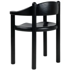 GUBI Daumiller armchair, black stained pine