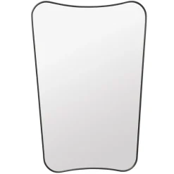 GUBI F.A. 33 mirror, 54 x 80 cm, black brass
