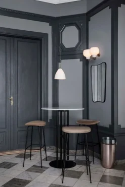 GUBI F.A. 33 mirror, 54 x 80 cm, black brass