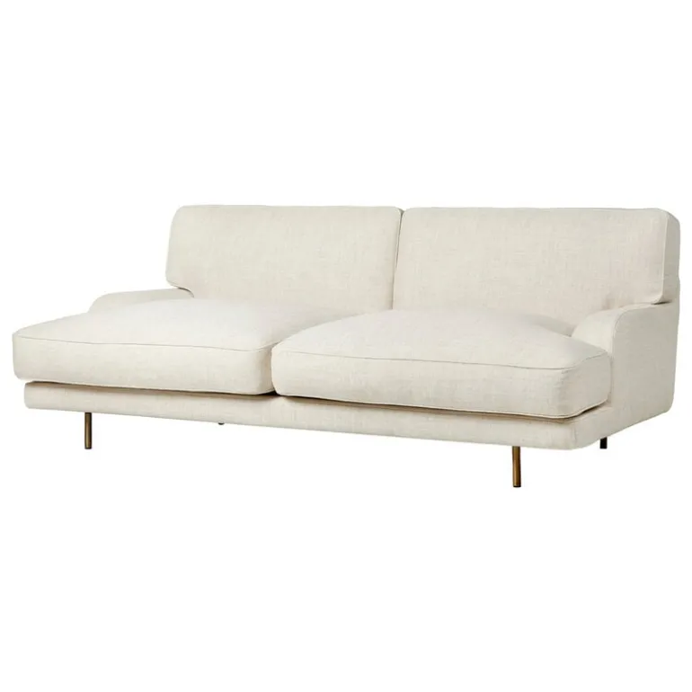 GUBI Flaneur 2-seater sofa, antique brass - Indianskop 15
