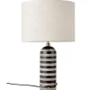 GUBI Gravity Upcycled-Marble Edition table lamp, large, grey/black - canvas