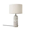 GUBI Gravity Upcycled-Marble Edition table lamp, small, grey/white - canvas