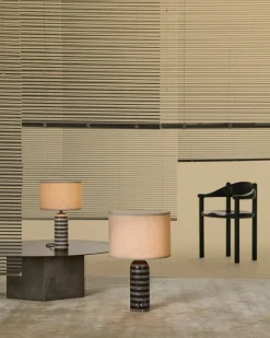 GUBI Gravity Upcycled-Marble Edition table lamp, small, grey/white - canvas