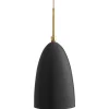 GUBI Gräshoppa pendant lamp, jet black
