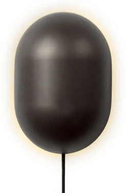 GUBI Howard wall lamp, gunmetal brass