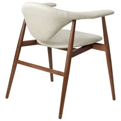GUBI Masculo chair, oiled walnut, Eero Special FR Dedar 106