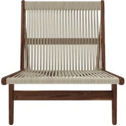 GUBI MR01 Initial chair, oiled walnut