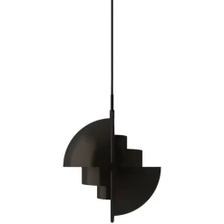 GUBI Multi-Lite pendant, black brass