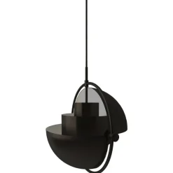 GUBI Multi-Lite pendant, black brass