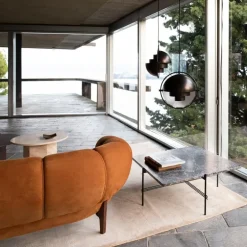 GUBI Multi-Lite pendant, black brass