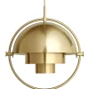 GUBI Multi-Lite pendant, brass