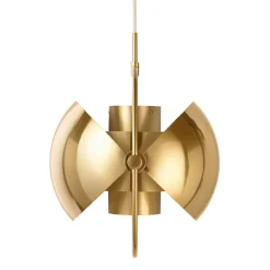 GUBI Multi-Lite pendant, small, brass - shiny brass