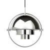 GUBI Multi-Lite pendant, small, chrome - chrome