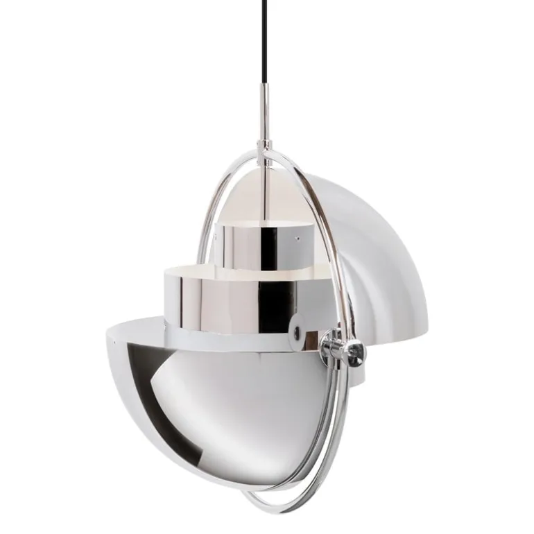 GUBI Multi-Lite pendant, small, chrome - chrome