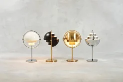 GUBI Multi-Lite portable table lamp, chrome