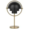 GUBI Multi-lite portable table lamp, brass - black