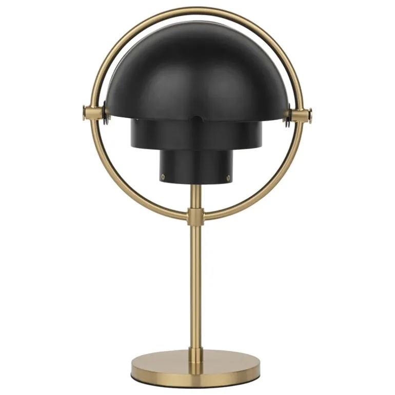 GUBI Multi-lite portable table lamp, brass - black