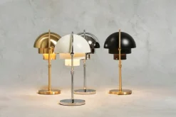 GUBI Multi-lite portable table lamp, brass - black