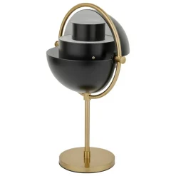 GUBI Multi-lite portable table lamp, brass - black