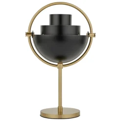 GUBI Multi-lite portable table lamp, brass - black