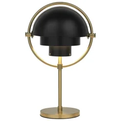 GUBI Multi-lite portable table lamp, brass - black