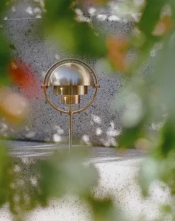 GUBI Multi-lite portable table lamp, brass - brass