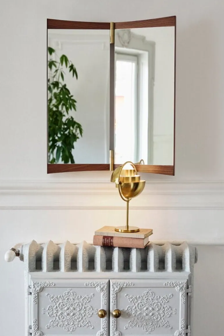 GUBI Multi-lite portable table lamp, brass - brass