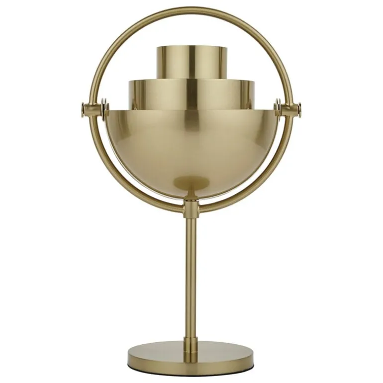 GUBI Multi-lite portable table lamp, brass - brass
